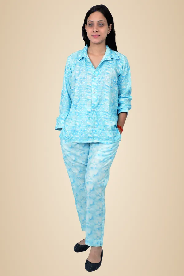 Blue_Cotton_Premium_&_Elegant_Night_Suit_For_Women