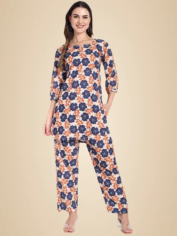 Cream_Cotton_Premium_&_Elegant_Night_Suit_For_Women