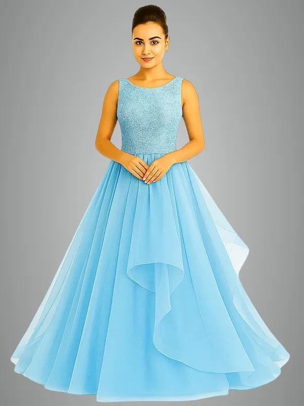 Blue_Cotton_Premium_&_Elegant_Dress_For_Women