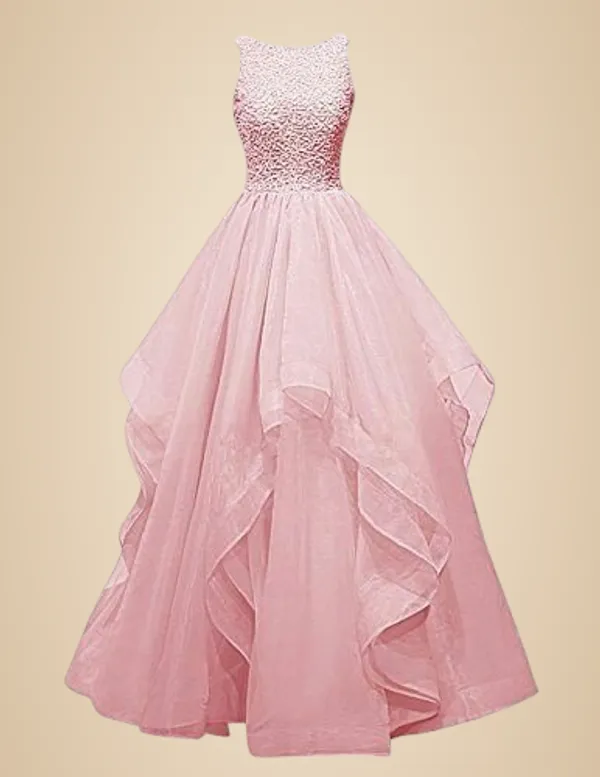 Pink_Cotton_Premium_&_Elegant_Dress_For_Women