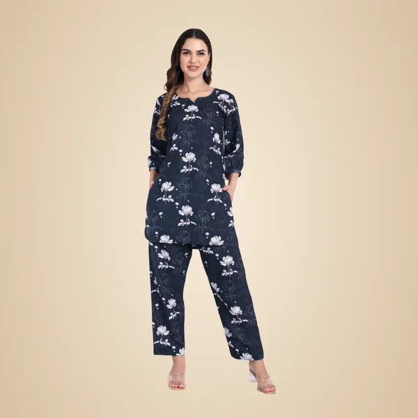 Blue_Cotton_Premium_&_Elegant_Co-Ord_Set_For_Women