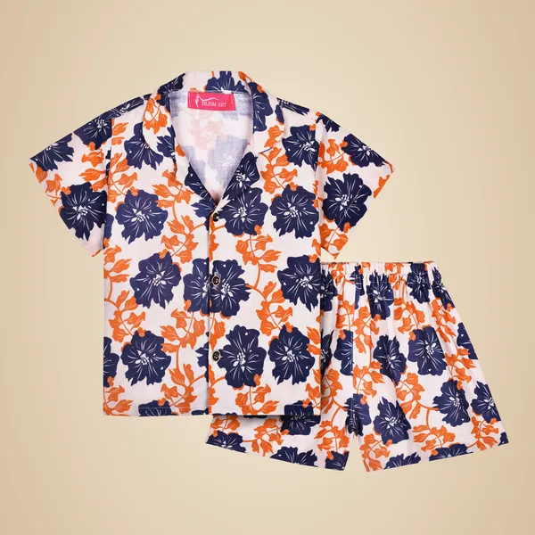 Black_Cotton_Premium_&_Elegant_Shirt_With_Short_For_Boys