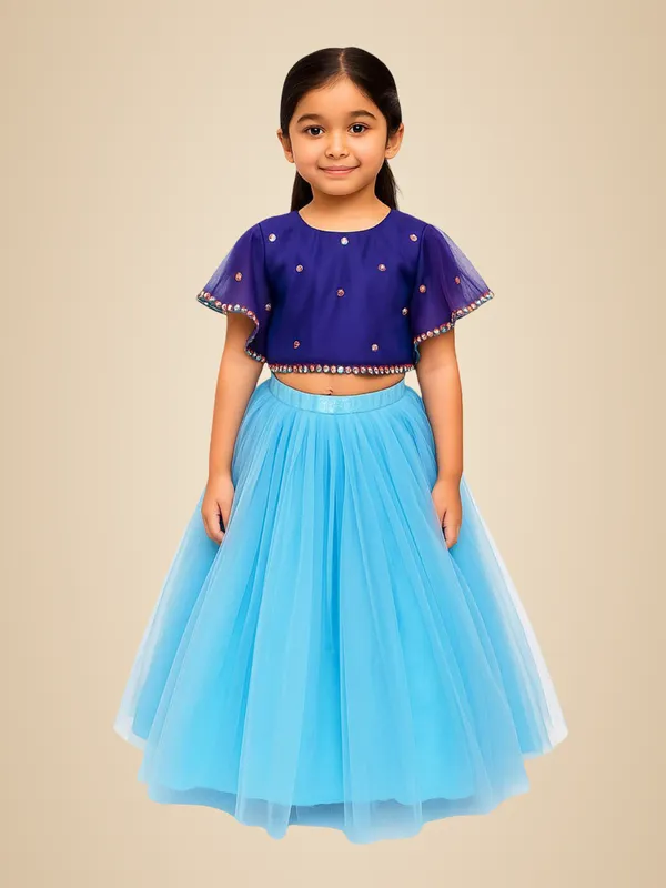 Blue_Cotton_Premium_&_Elegant_Lehenga_Choli_For_Girls