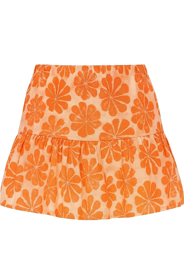 Orange_And_Peach_Cotton_Premium_&_Elegant_Top_&_Skirt_For_Girls