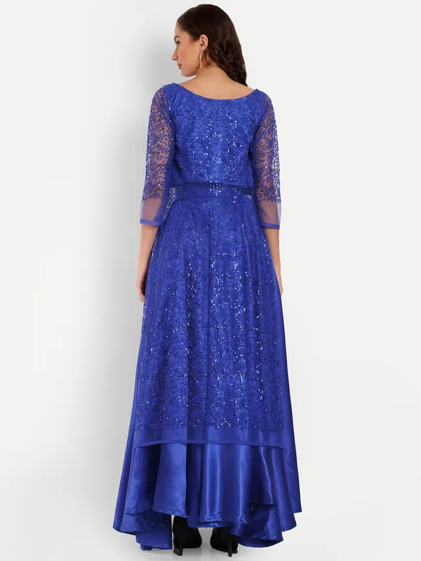 Blue_Cotton_Premium_&_Elegant_Dress_For_Women