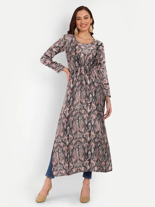 Grey_Cotton_Premium_&_Elegant_Kurti_&_Pant_For_Women
