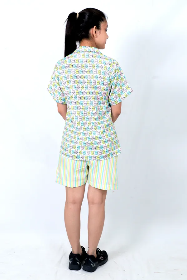 Multicolor_Cotton_Premium_&_Elegant_Top_&_Shorts_For_Women