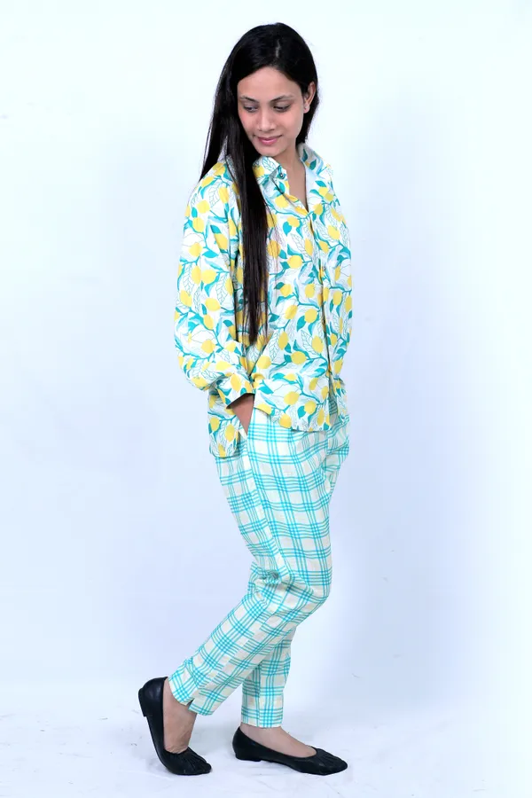 Yellow_Cotton_Premium_&_Elegant_Night_Suit_For_Women