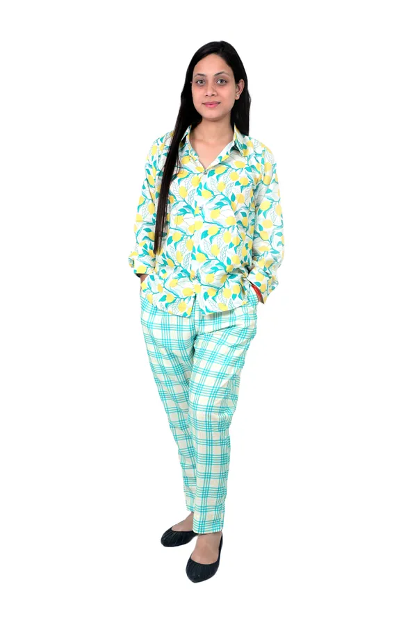 Yellow_Cotton_Premium_&_Elegant_Night_Suit_For_Women