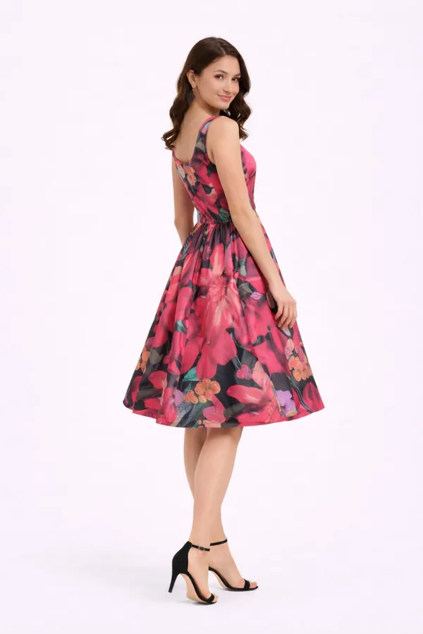 womens_knee_length_printed_dress