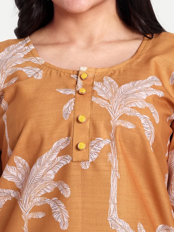 Mustard_Yellow_Cotton_Premium_&_Elegant_Co-Ord_Set_For_Women