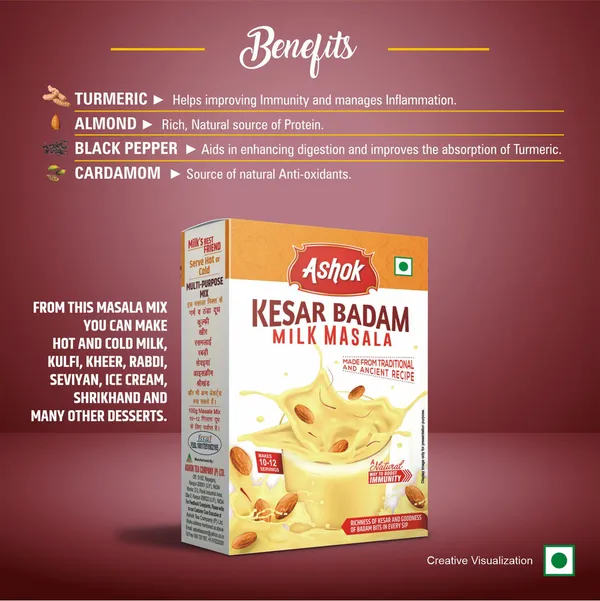 Kesar_Badam_Milk_Masala_100_Gm_(Available_In_Pack_Of_3_And_4)