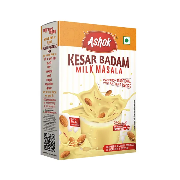 Kesar_Badam_Milk_Masala_100_Gm_(Available_In_Pack_Of_3_And_4)