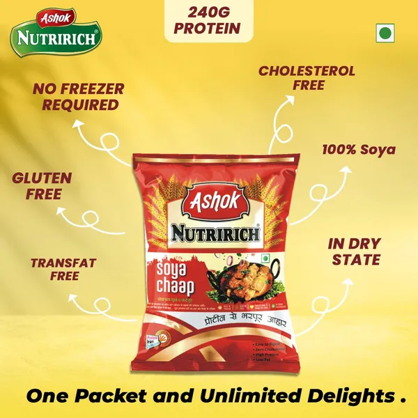Nutririch_Soya_Chaap,_500_Gm_Zero_Maida