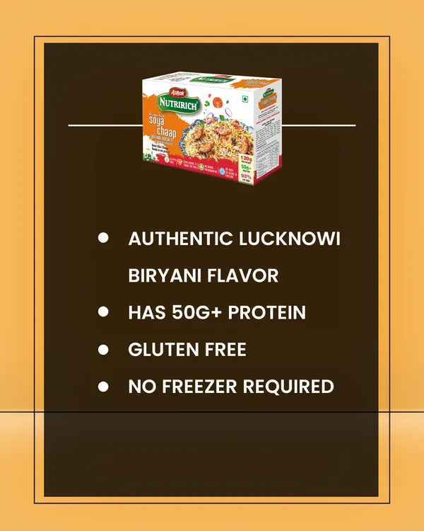 Soya_Chaap_With_Biryani_Masala_120G_(Pack_Of_2)_Zero_Maida