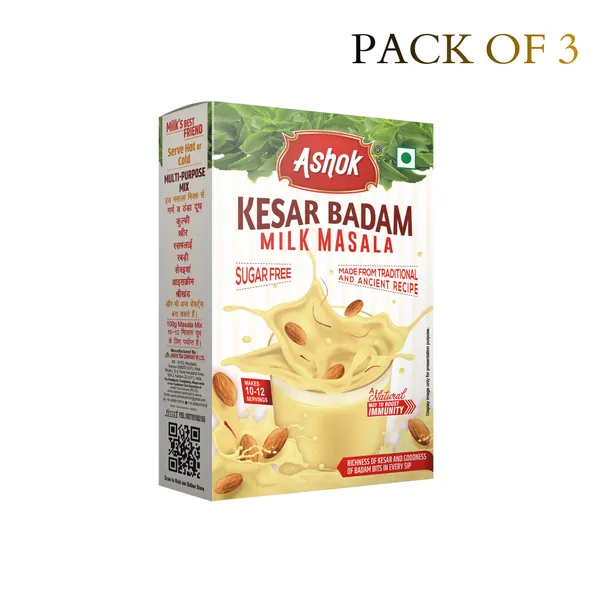Kesar_Badam_Milk_Masala_(Sugar_Free),100G_(Available_In_Pack_Of_3_And_4)
