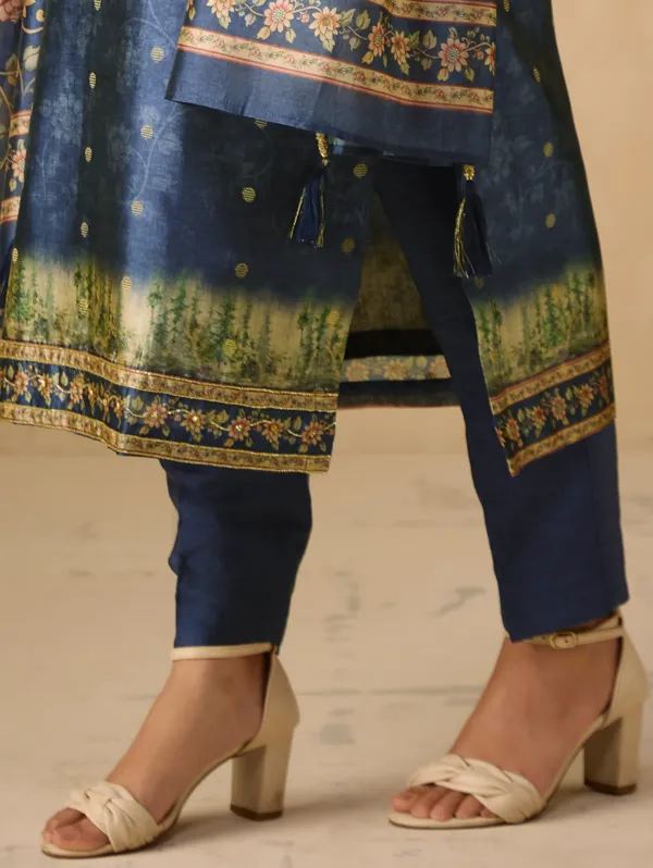 Cloud_Burst_Digitally_Printed_Jacquard_Weave_Silk_Kurta_Set_For_Women