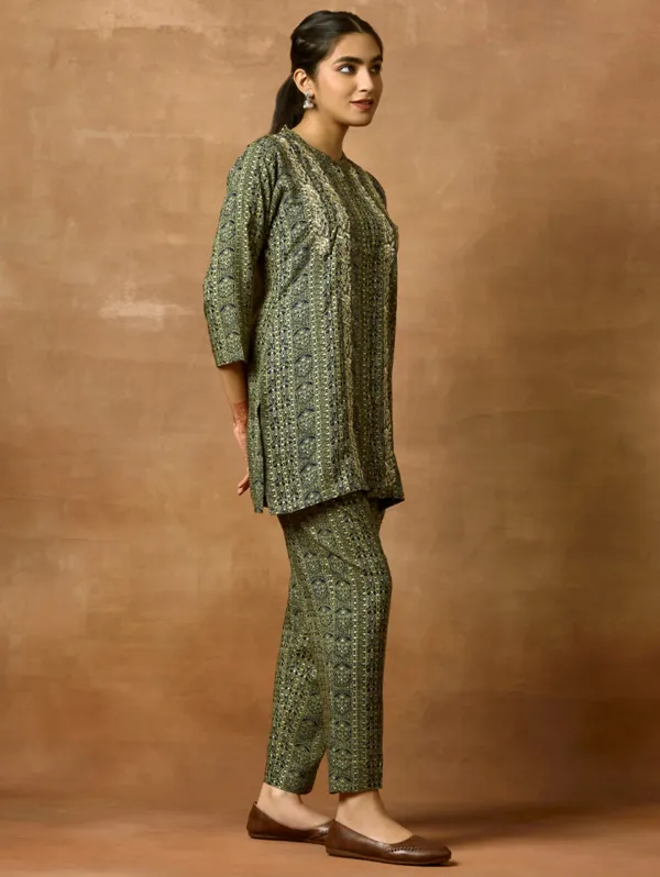 Green_Printed_Viscose_Co-Ord_Set_For_Women