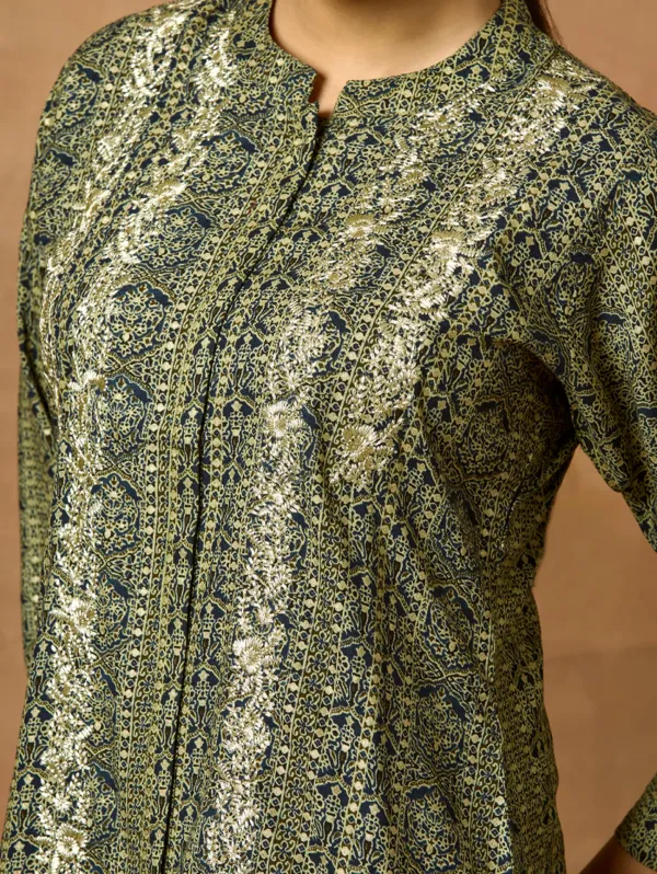 Green_Printed_Viscose_Co-Ord_Set_For_Women