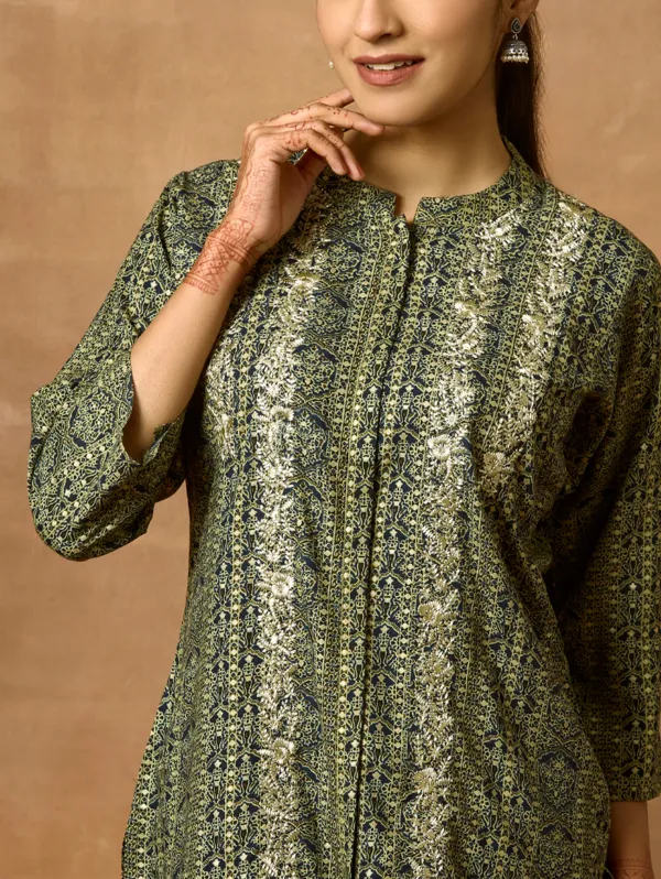 Green_Printed_Viscose_Co-Ord_Set_For_Women