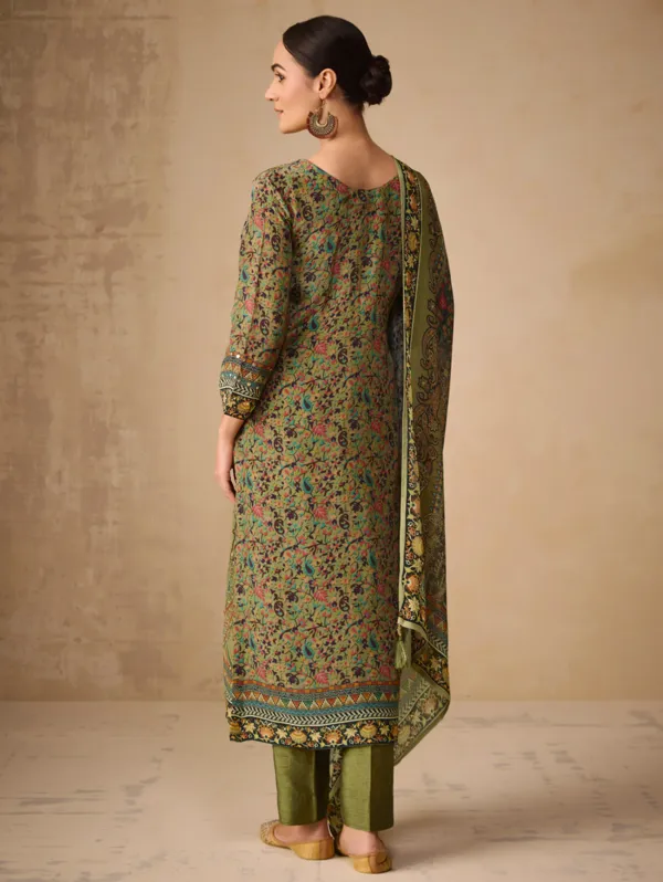 Drak_Green_Digitally_Printed_Pure_Natural_Crepe_Kurta_Set_For_Women