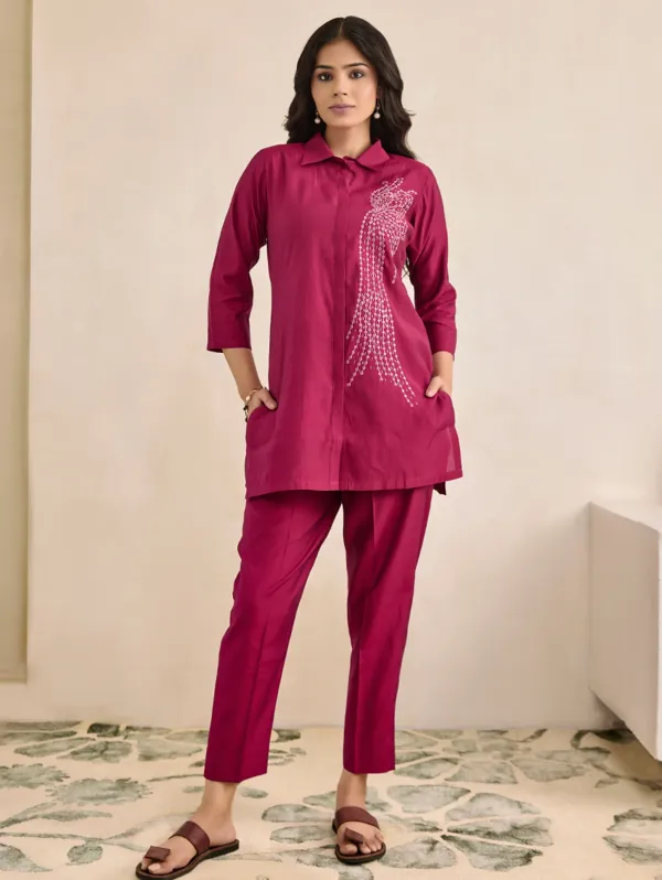 Old_Rose_Viscose_Silk_Co-Ord_Set_For_Women