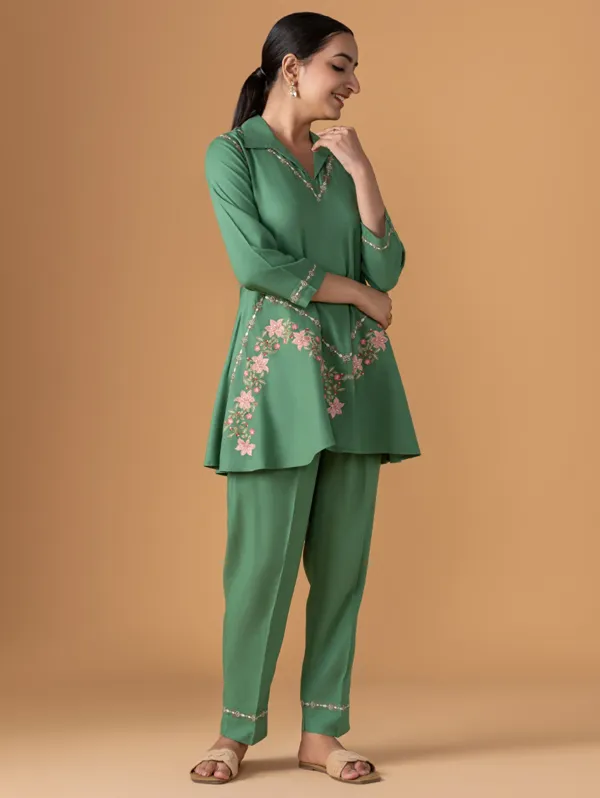 Como_Green_Viscose_Rayon_Co-Ord_Set_For_Women