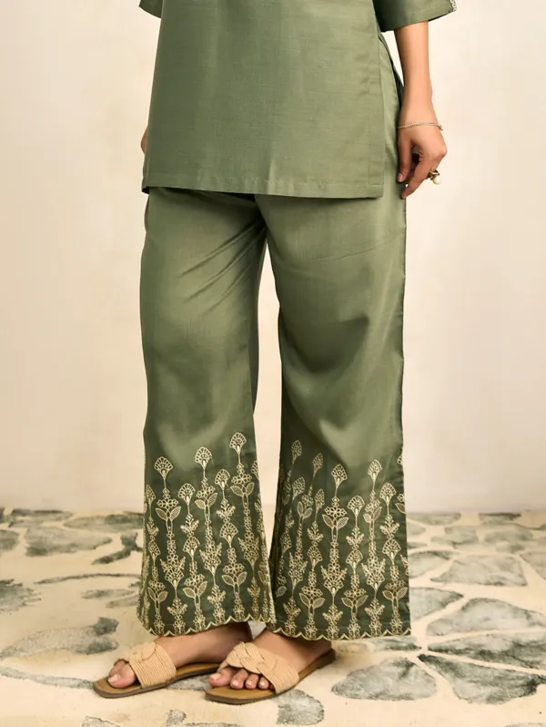 Finch_Green_Viscose_Silk_Co-Ord_Set_For_Women