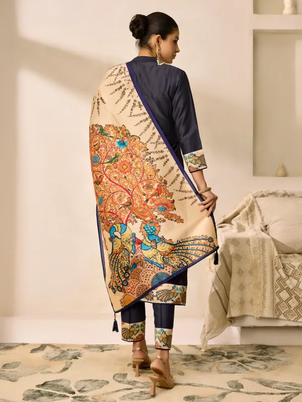 Baltic_Sea_Viscose_Silk_Kurta_Set_For_Women