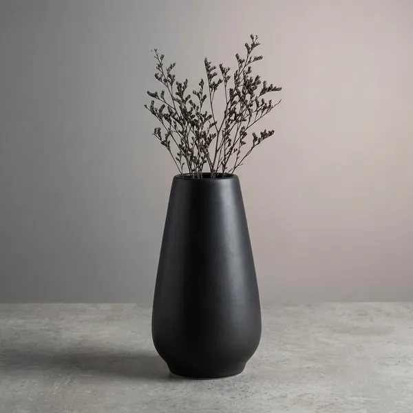 Black_Ceramic_Modern_Matte_Decorative_Vase
