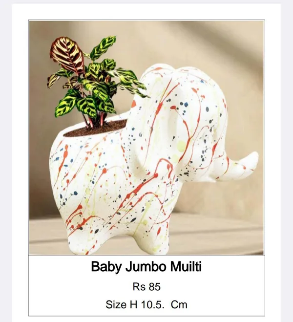 Multicolor_Ceramic_Whimsical_Splatter_Design_Elephant_Planter
