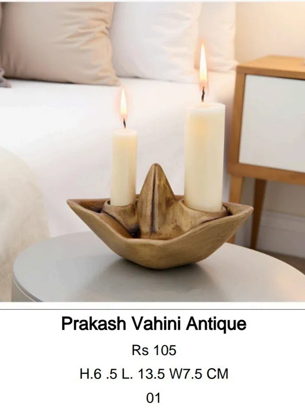 Gold_Brass_Antique_Star_Design_Double_Candle_Holder