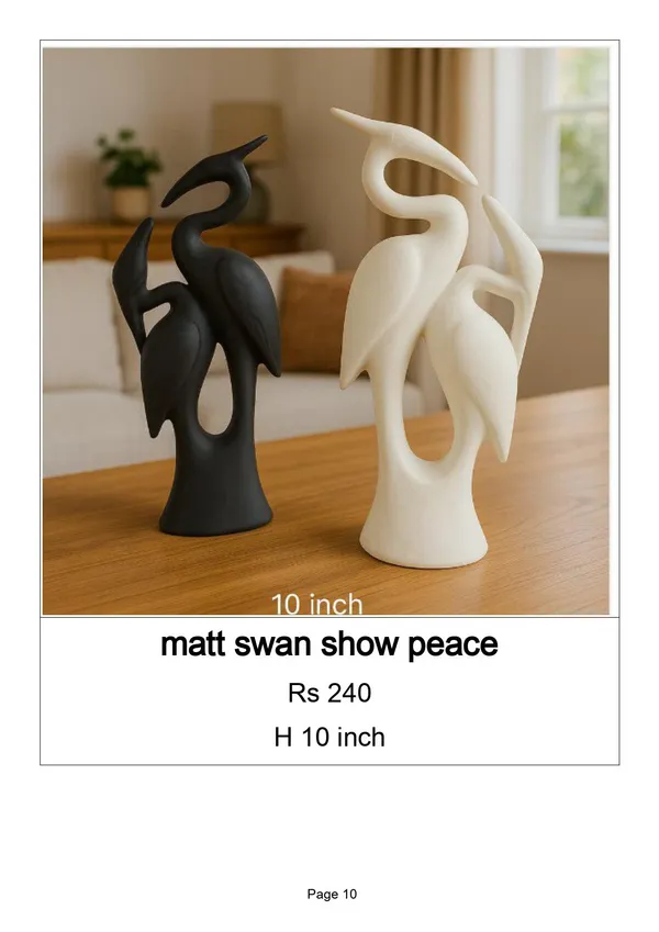 Black_And_White_Ceramic_Modern_Swan_Matte_Figurine_Set_Of_2