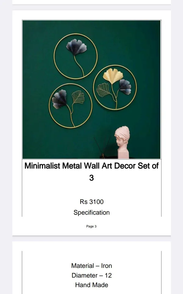 Black_And_Gold_Metal_Minimalist_Ginkgo_Floral_Circular_Wall_Art_Set_Of_3