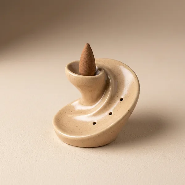 Brown_Ceramic_Zen_Wave_Incense_Holder