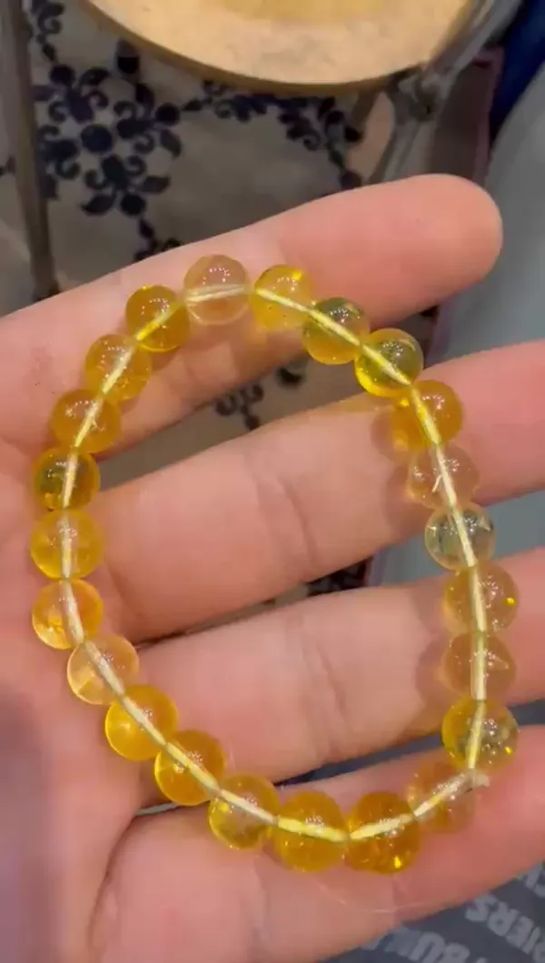 Yellow_Golden_Citrine_Beaded_Bracelet