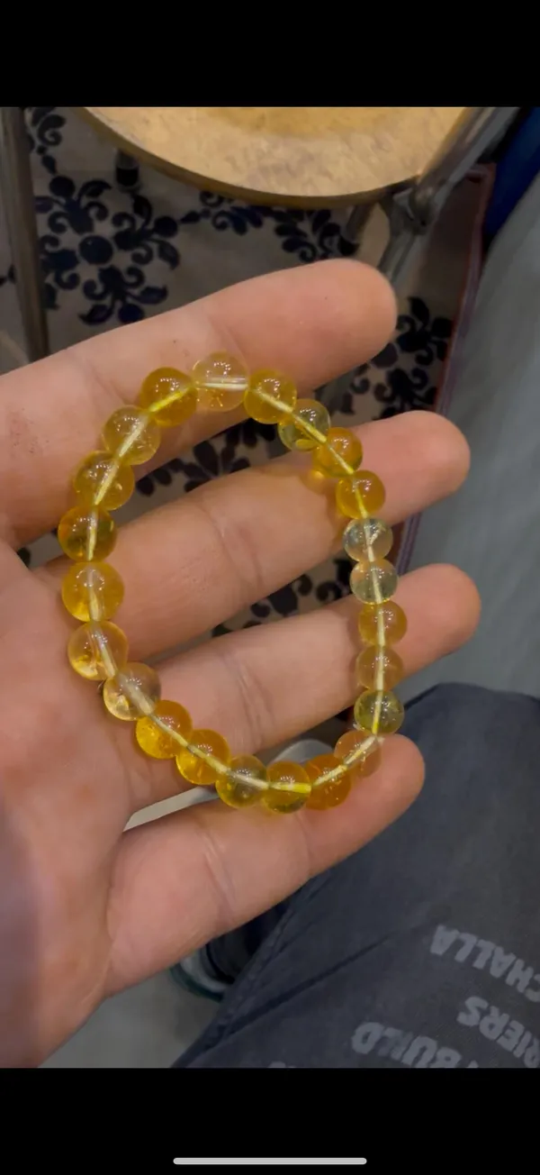Yellow_Golden_Citrine_Beaded_Bracelet
