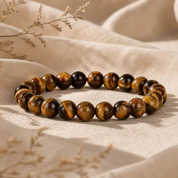 Tiger's_Eye_Bracelet_for_Men_&_Women_|_Natural_Certified_Gemstone_Beads_|_Wealth,_Confidence_&_Protection_Crystal_Bracelet_|_Stretchable_Healing_Stone_Bracelet_|_8mm