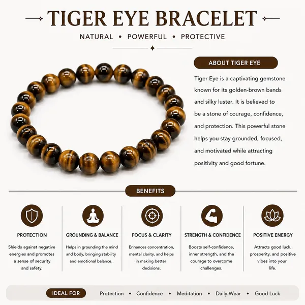 Tiger's_Eye_Bracelet_for_Men_&_Women_|_Natural_Certified_Gemstone_Beads_|_Wealth,_Confidence_&_Protection_Crystal_Bracelet_|_Stretchable_Healing_Stone_Bracelet_|_8mm