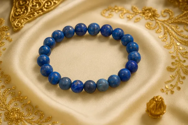 Transparent_Blue_Lapis_Lazuli_Lajwart_Bracelet