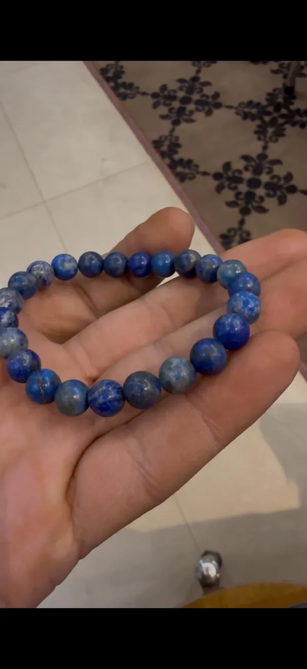 Transparent_Blue_Lapis_Lazuli_Lajwart_Bracelet