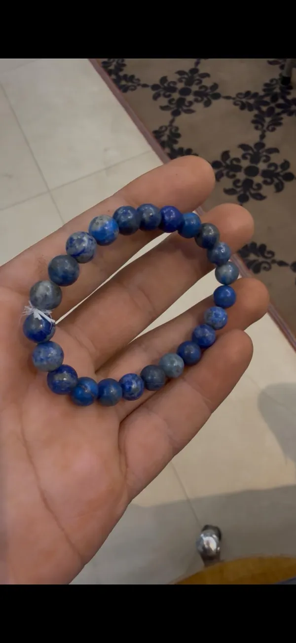 Transparent_Blue_Lapis_Lazuli_Lajwart_Bracelet