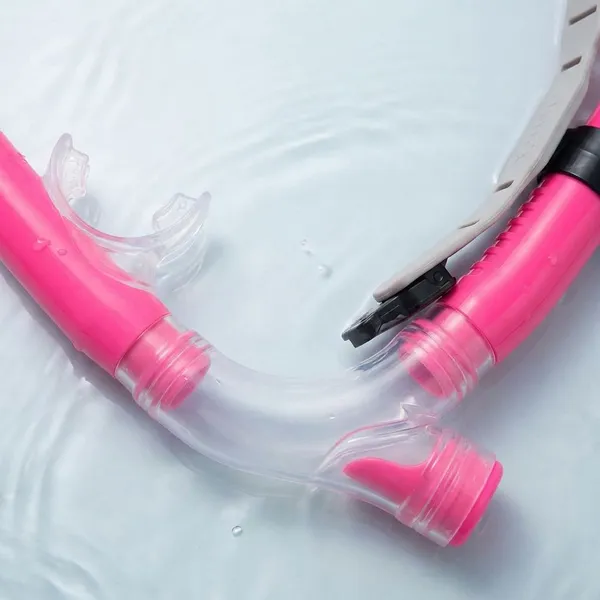 Pink_Nylon_Snorkel_For_Men_And_Women