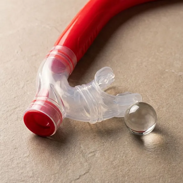 Red_Nylon_Snorkel_For_Men_And_Women