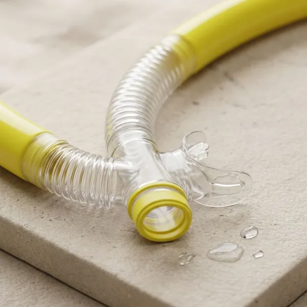 Yellow_Nylon_Snorkel_For_Men_And_Women