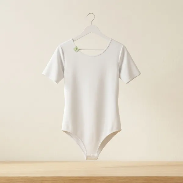 White_Nylon_V_Cut_Half_Sleeves_Female_Yoga_Suit_For_Women
