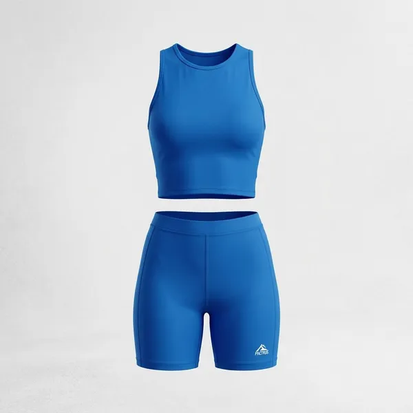 Blue_Nylon_Girls_Athletics_Jammer_For_Women