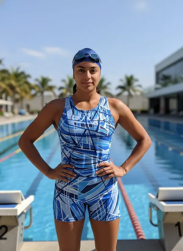 Blue_Nylon_One_Piece_Printed_Swimming_Costume_For_Women