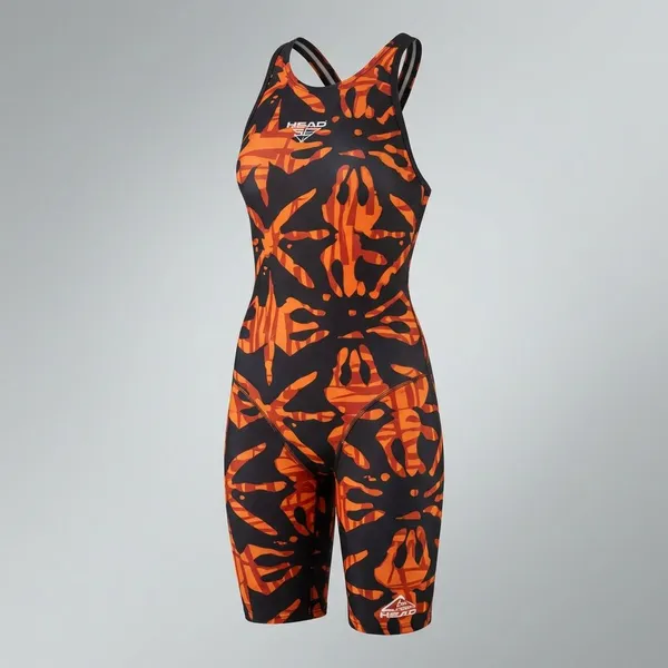 Orange_Nylon_One_Piece_Printed_Swimming_Costume_For_Women