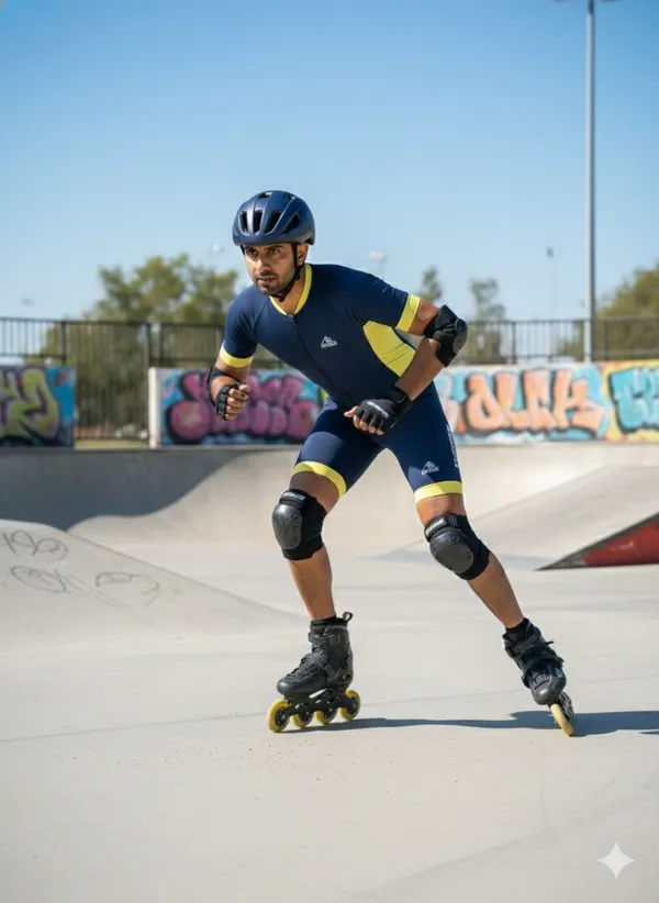Navy_Blue_Nylon_On_Piece_4_Way_Skating_Kit_For_Men